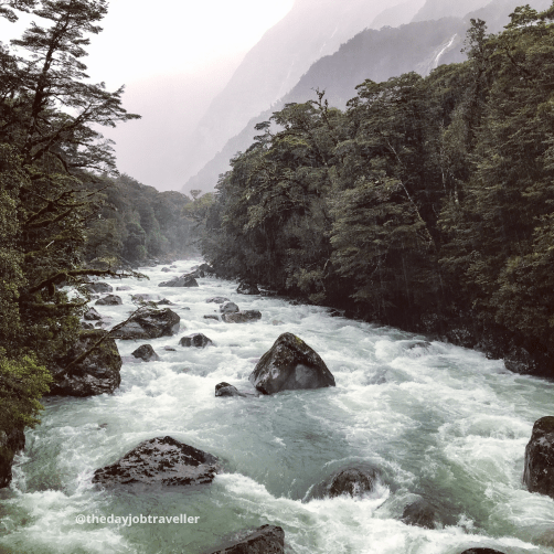milford sound lodge rain